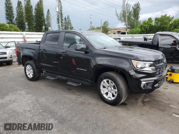 2021 Chevrolet Colorado 2WD LT with VIN 1GCGSCEN4M1100584, listed as a Copart auction lot 64683295 with 42,772 mi miles and Clean title. Bid and sale history available at DreamBid. Image 4.