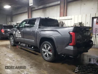 2023 Toyota Tundra Capstone Hybrid with VIN 5TFVC5DB9PX027611, listed as a Copart auction lot 85657804 with 58,052 mi miles and Salvage title. Bid and sale history available at DreamBid. Image 2.
