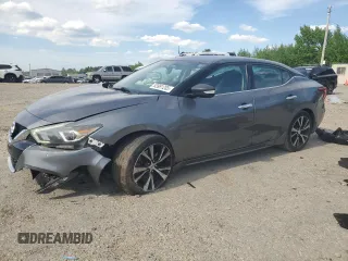 2018 Nissan Maxima SV with VIN 1N4AA6AP5JC378563, listed as a Copart auction lot 53991205 with 89,962 mi miles and Salvage title. Bid and sale history available at DreamBid. Image 1.