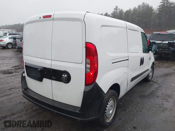 2017 Ram ProMaster City Cargo Tradesman with VIN ZFBERFAB9H6G65881, listed as a IAAI auction lot 41918631 with 54,899 mi miles and . Bid and sale history available at DreamBid. Image 4.
