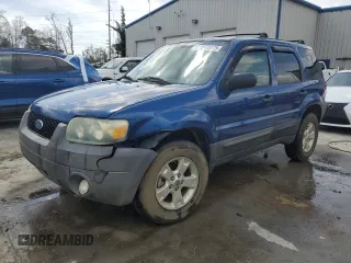 2007 Ford Escape XLT with VIN 1FMYU031X7KA25204, listed as a Copart auction lot 48975175 with 163,354 mi miles and Salvage Title. Bid and sale history available at carsss.com. Image 1.