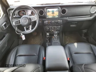 2021 Jeep Gladiator Overland with VIN 1C6HJTFG0ML603872, listed as a Copart auction lot 50242155 with 39,109 mi miles and Salvage title. Bid and sale history available at DreamBid. Image 8.