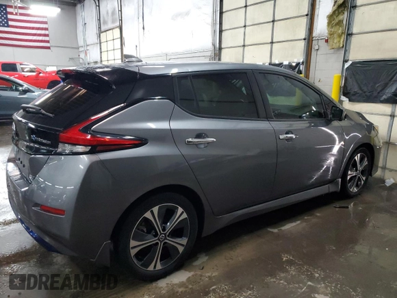 2020 Nissan LEAF SV with VIN 1N4AZ1CP5LC309710, listed as a Copart auction lot 45917895 with 59,758 mi miles and Clean title. Bid and sale history available at DreamBid. Image 3.