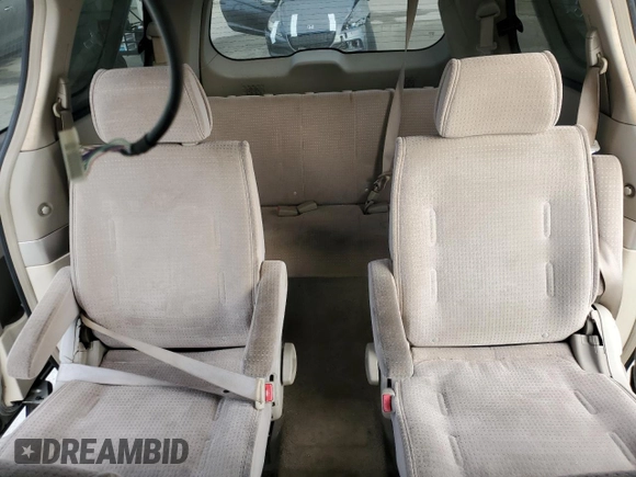 2004 Nissan Quest SE with VIN 5N1BV28U44N369591, listed as a Copart auction lot 86187734 with 250,755 mi miles and Salvage Title. Bid and sale history available at carsss.com. Image 10.