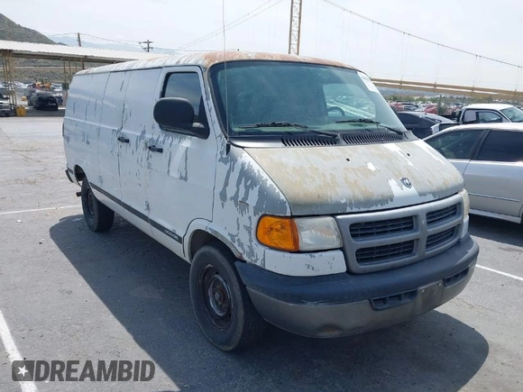 2001 Dodge Cargo with VIN 2B7JB21Y11K559961, listed as a IAAI auction lot 42028187 with 122,570 mi miles and . Bid and sale history available at DreamBid. Image 1.