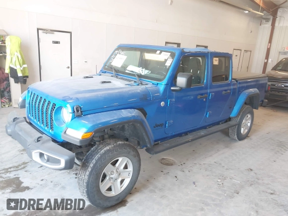 2020 Jeep Gladiator Sport S with VIN 1C6HJTAG8LL193845, listed as a IAAI auction lot 42085533 with 121,134 mi miles. Bid and sale history available at carsss.com. Image 17.