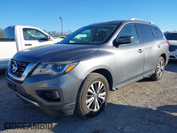 2017 Nissan Pathfinder SL with VIN 5N1DR2MMXHC906193, listed as a IAAI auction lot 41888171 with 113,524 mi miles. Bid and sale history available at carsss.com. Image 2.