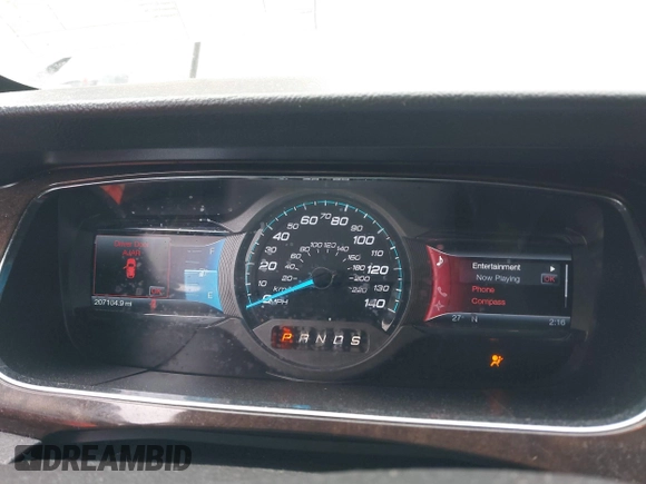 2013 Ford Taurus Limited with VIN 1FAHP2F80DG114817, listed as a IAAI auction lot 41429111 with 207,104 mi miles. Bid and sale history available at carsss.com. Image 7.