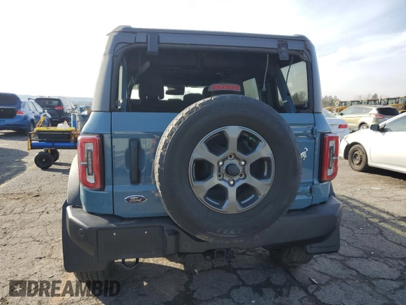 2021 Ford Bronco with VIN 1FMEE5BP8MLA68271, listed as a Copart auction lot 82546164 with 36,942 mi miles and Salvage Title. Bid and sale history available at carsss.com. Image 6.