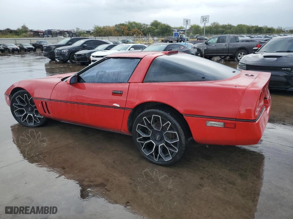 1987 Chevrolet Corvette with VIN 1G1YY2185H5110237, listed as a Copart auction lot 78914584 with 33,368 mi miles and Clean Title. Bid and sale history available at carsss.com. Image 2.