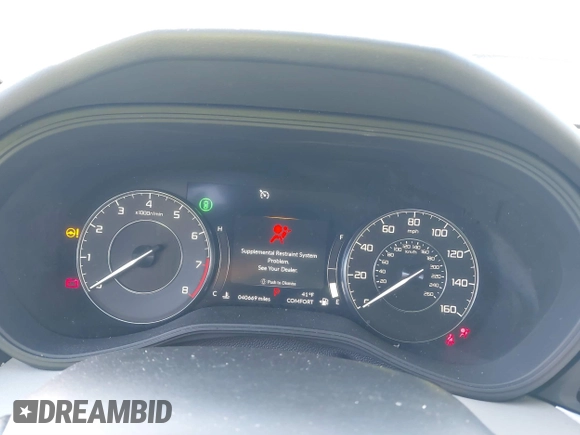 2021 Acura TLX Technology with VIN 19UUB5F48MA010750, listed as a IAAI auction lot 41779356 with 40,669 mi miles and . Bid and sale history available at DreamBid. Image 7.