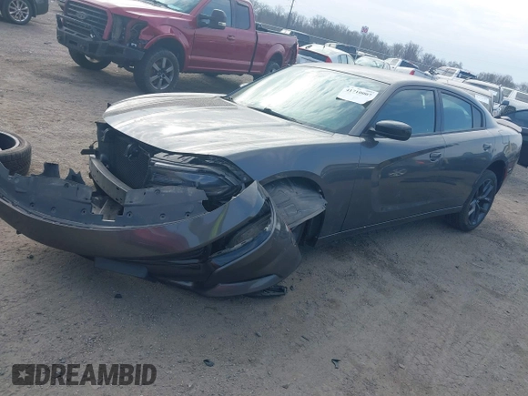 2019 Dodge Charger SXT with VIN 2C3CDXBG8KH668202, listed as a IAAI auction lot 41710007 with 72,640 mi miles. Bid and sale history available at carsss.com. Image 17.