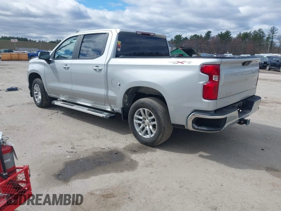 2019 Chevrolet Silverado 1500 LT with VIN 1GCUYDED1KZ111474, listed as a IAAI auction lot 42050470 with 50,851 mi miles. Bid and sale history available at carsss.com. Image 3.