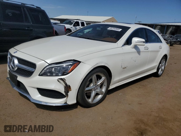 2016 Mercedes-Benz CLS with VIN WDDLJ6HB6GA170330, listed as a Copart auction lot 66356944 with 66,663 mi miles and Salvage Title. Bid and sale history available at carsss.com. Image 1.
