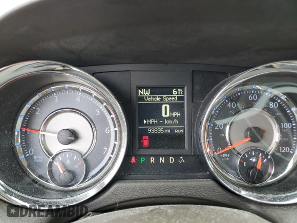 2016 Chrysler Town & Country Touring with VIN 2C4RC1BG4GR296879, listed as a Copart auction lot 47039544 with 93,835 mi miles and Salvage Title. Bid and sale history available at DreamBid. Image 9.