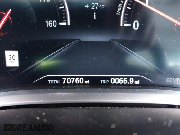 2018 BMW 7 Series ALPINA B7 xDrive with VIN WBA7F2C53JG423869, listed as a IAAI auction lot 41126241 with 70,760 mi miles. Bid and sale history available at carsss.com. Image 15.