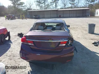 2015 Honda Civic Sedan LX with VIN 19XFB2F56FE244819, listed as a IAAI auction lot 41744828 with 128,500 mi miles. Bid and sale history available at carsss.com. Image 15.