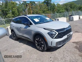 2024 Kia Sportage X-Line with VIN 5XYK6CDF3RG140610, listed as a IAAI auction lot 40261754 with 22,733 mi miles and . Bid and sale history available at carsss.com. Image 1.