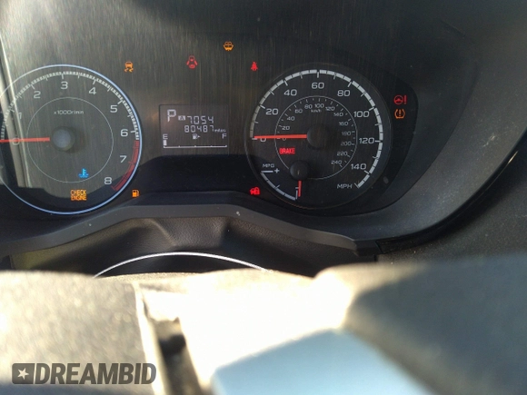 2018 Subaru Impreza with VIN 4S3GKAA61J3603914, listed as a IAAI auction lot 38286656 with 80,487 mi miles and . Bid and sale history available at DreamBid. Image 7.