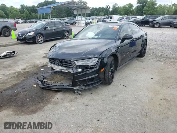 2016 Audi A7 Prestige with VIN WAU2GAFC1GN031845, listed as a Copart auction lot 59762435 with Not provided miles and Salvage title. Bid and sale history available at DreamBid. Image 13.