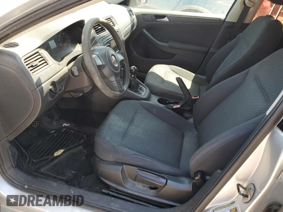 2011 Volkswagen Jetta Sedan S with VIN 3VW1K7AJ1BM044973, listed as a Copart auction lot 62353444 with 0 mi miles and Salvage Title. Bid and sale history available at carsss.com. Image 7.