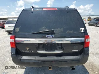 2016 Ford Expedition Max Platinum with VIN 1FMJK1MT7GEF21993, listed as a Copart auction lot 54780575 with 136,333 mi miles and Salvage title. Bid and sale history available at DreamBid. Image 6.