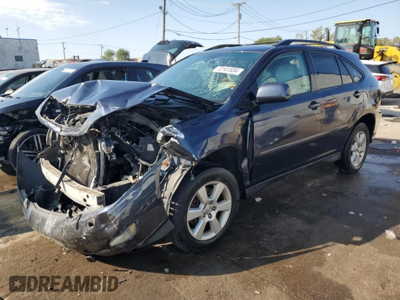 2006 Lexus RX 330 with VIN 2T2HA31U76C101310, listed as a Copart auction lot 72141534 with 187,024 mi miles and Salvage Title. Bid and sale history available at carsss.com. Image 1.