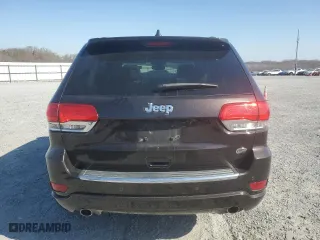 2017 Jeep Grand Cherokee Overland with VIN 1C4RJECG2HC712823, listed as a Copart auction lot 48063325 with 124,812 mi miles and Salvage Title. Bid and sale history available at carsss.com. Image 6.