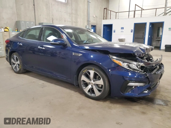 2019 Kia Optima S with VIN 5XXGT4L30KG289823, listed as a Copart auction lot 53204805 with 80,122 mi miles and Salvage Title. Bid and sale history available at carsss.com. Image 4.