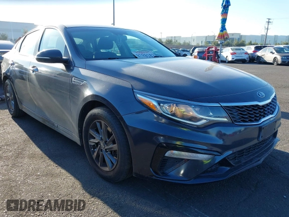 2019 Kia Optima LX with VIN 5XXGT4L36KG292905, listed as a IAAI auction lot 42011723 with 113,553 mi miles. Bid and sale history available at carsss.com. Image 1.
