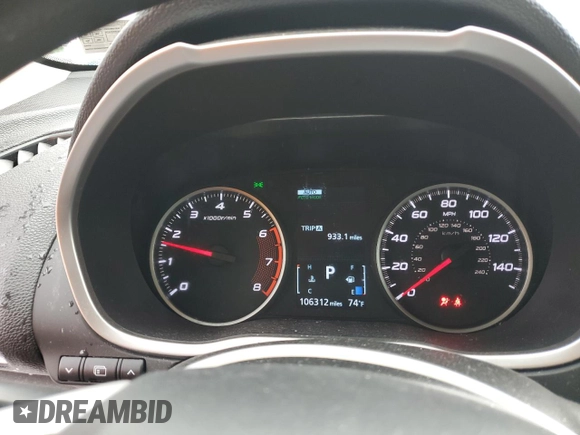 2018 Mitsubishi Eclipse Cross LE with VIN JA4AT4AA8JZ045446, listed as a Copart auction lot 62683445 with 106,312 mi miles and Salvage title. Bid and sale history available at DreamBid. Image 9.