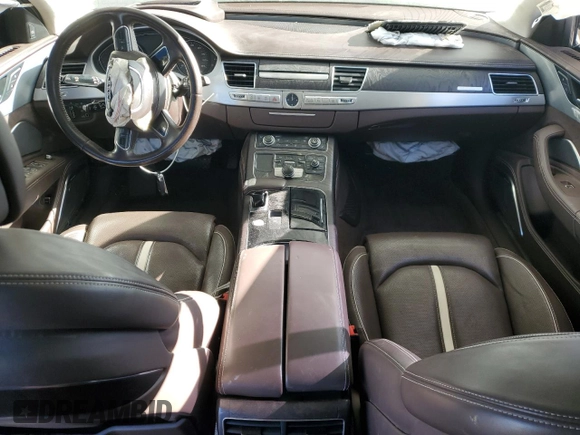 2016 Audi A8 L 4.0T Sport with VIN WAU43AFD9GN012148, listed as a Copart auction lot 86842964 with Not Provided miles and Salvage Title. Bid and sale history available at carsss.com. Image 8.