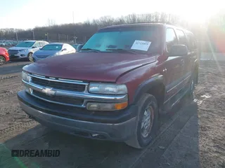 2002 Chevrolet Suburban LT z VIN 1GNFK16Z42J184265, wystawiony jako IAAI lot #41721855 z przebiegiem 227 772 mil mil oraz . Historia ofert i sprzedaży dostępna na DreamBid. Obrazek 2.