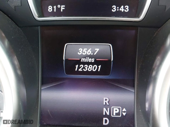 2014 Mercedes-Benz GL-Class GL 450 with VIN 4JGDF7CE4EA361695, listed as a IAAI auction lot 41810420 with 123,801 mi miles. Bid and sale history available at carsss.com. Image 15.