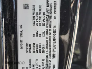 2023 Tesla Model 3 z VIN 5YJ3E1EA0PF518014, wystawiony jako Copart lot #58832535 z przebiegiem 60 474 mil mil oraz Szkoda całkowita • Salvage title. Historia ofert i sprzedaży dostępna na DreamBid. Obrazek 12.