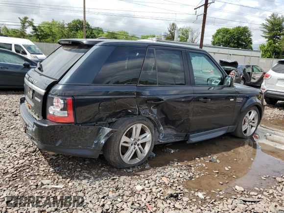 2013 Land Rover Range Rover Sport SC z VIN SALSH2E43DA787351, wystawiony jako Copart lot #58898885 z przebiegiem 174 585 mil mil oraz Szkoda całkowita • Salvage title. Historia ofert i sprzedaży dostępna na DreamBid. Obrazek 3.
