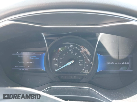 2013 Ford Fusion SE Hybrid z VIN 3FA6P0LU4DR259073, wystawiony jako IAAI lot #42197143 z przebiegiem 87 337 mil mil oraz . Historia ofert i sprzedaży dostępna na DreamBid. Obrazek 7.