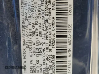 2006 Toyota Tacoma PreRunner z VIN 5TETX62N36Z226899, wystawiony jako Copart lot #74495624 z przebiegiem 229 416 mil mil oraz Nie do naprawy • Non repairable. Historia ofert i sprzedaży dostępna na DreamBid. Obrazek 13.