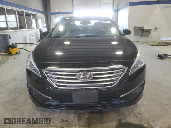 2016 Hyundai Sonata SE with VIN 5NPE24AF4GH346494, listed as a Copart auction lot 53550375 with 163,125 mi miles and Salvage Title. Bid and sale history available at carsss.com. Image 5.
