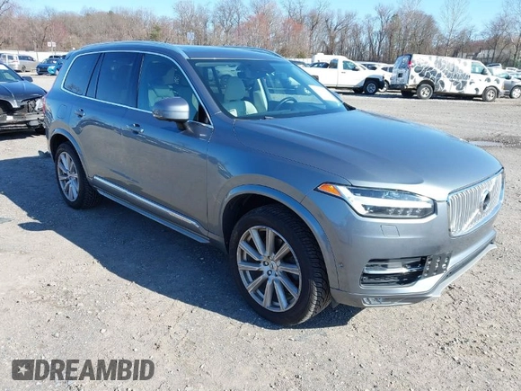 2016 Volvo XC90 T6 Inscription with VIN YV4A22PL4G1059807, listed as a IAAI auction lot 41863367 with 80,582 mi miles. Bid and sale history available at carsss.com. Image 1.