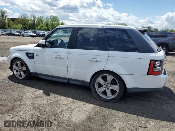 2012 Land Rover Range Rover Sport HSE Lux with VIN SALSK2D42CA751605, listed as a Copart auction lot 55896685 with 134,947 mi miles and Clean Title. Bid and sale history available at DreamBid. Image 2.