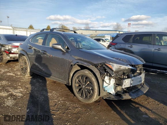 2024 Lexus UX 250h Premium with VIN JTHP9JBH0R2073933, listed as a Copart auction lot 44795495 with 3,888 mi miles and Salvage title. Bid and sale history available at DreamBid. Image 4.