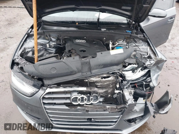 2013 Audi A4 Premium Plus with VIN WAUFFAFL7DN050223, listed as a IAAI auction lot 40444635 with 107,807 mi miles. Bid and sale history available at carsss.com. Image 10.