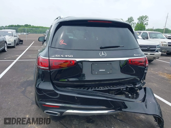 2021 Mercedes-Benz GLS 450 with VIN 4JGFF5KE7MA424253, listed as a IAAI auction lot 42254724 with 45,504 mi miles and . Bid and sale history available at DreamBid. Image 16.