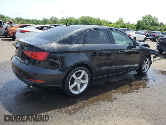 2015 Audi A3 Premium with VIN WAUBFGFF9F1086999, listed as a Copart auction lot 58563315 with 128,898 mi miles and Salvage title. Bid and sale history available at DreamBid. Image 3.