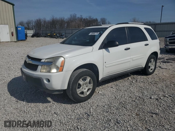 2006 Chevrolet Equinox LS with VIN 2CNDL13F066187413, listed as a Copart auction lot 48906775 with 167,145 mi miles and Salvage Title. Bid and sale history available at carsss.com. Image 1.