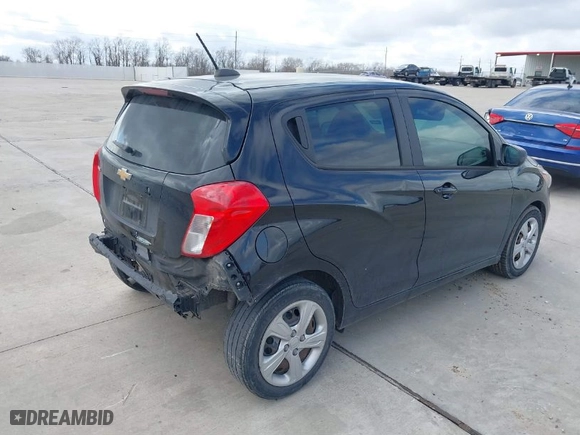 2020 Chevrolet Spark LS with VIN KL8CB6SA5LC458192, listed as a IAAI auction lot 41484486 with 51,982 mi miles. Bid and sale history available at carsss.com. Image 4.