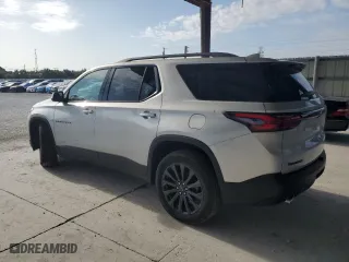 2022 Chevrolet Traverse RS with VIN 1GNERJKW0NJ101955, listed as a Copart auction lot 52910195 with 18,522 mi miles and Clean Title. Bid and sale history available at carsss.com. Image 2.