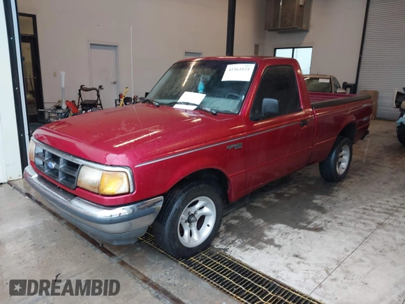 1994 Ford Ranger Splash with VIN 1FTCR10AXRTA78122, listed as a IAAI auction lot 41961671 with 243,356 mi miles. Bid and sale history available at carsss.com. Image 2.