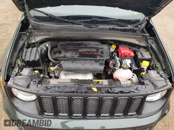 2021 Jeep Renegade Sport with VIN ZACNJCABXMPM22391, listed as a Copart auction lot 53554605 with 24,008 mi miles and Salvage title. Bid and sale history available at DreamBid. Image 11.